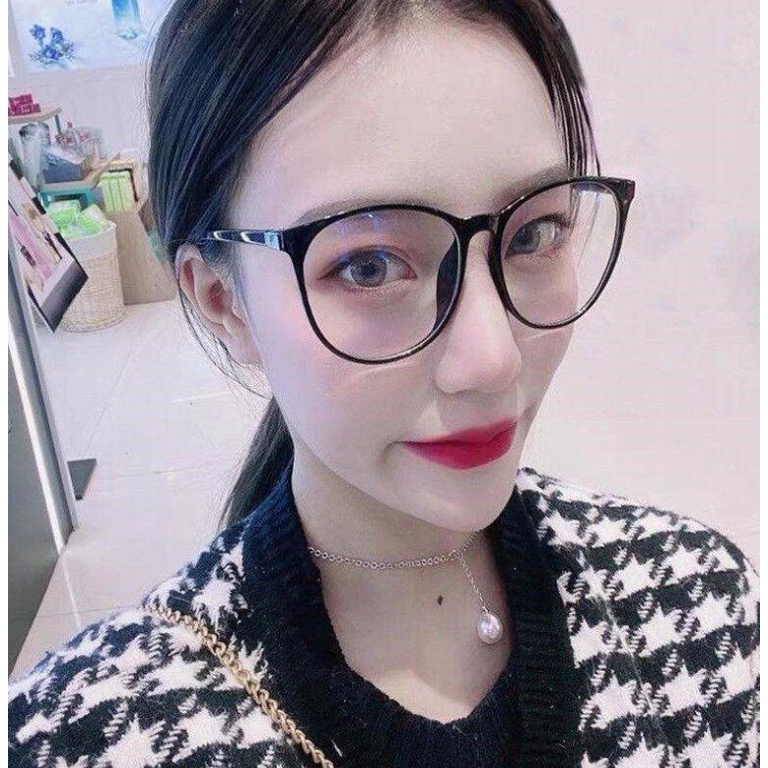Mắt Kính Gọng Tròn Mỏng Phong Cách Hàn Quốc Cho Nam Và Nữ