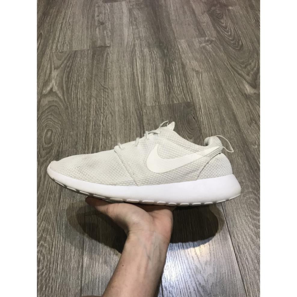 ff [ Sales 11-11] [Hàng Auth] Giày nike nike Roshe Run  2hand trắng 42.5 27cm . HOT . 11.11