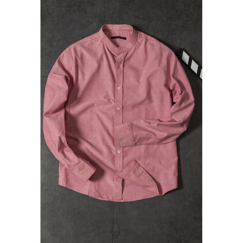 SALE. Áo sơ mi cổ trụ nam vải oxford hàng đẹp, may kỹ