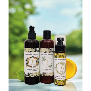 Dầu gội-xả-xịt dưỡng bưởi non 3 - paris in nature