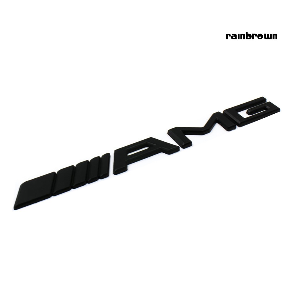 Miếng dán logo 3d trang trí xe hơi Benz Amg sành điệu