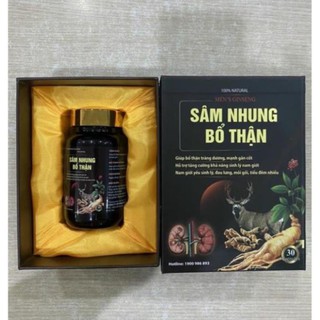 Sâm nhung bổ thận tăng cường khả năng sinh lý nam giới hiệu quả