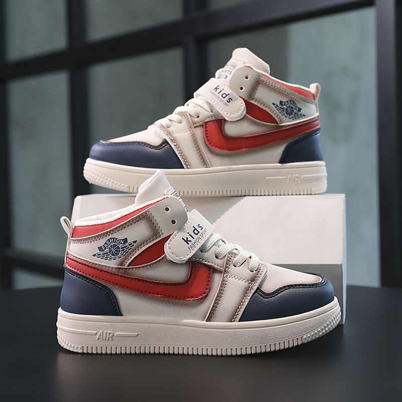 Giày Sneaker Cổ Cao Thời Trang Cho Bé