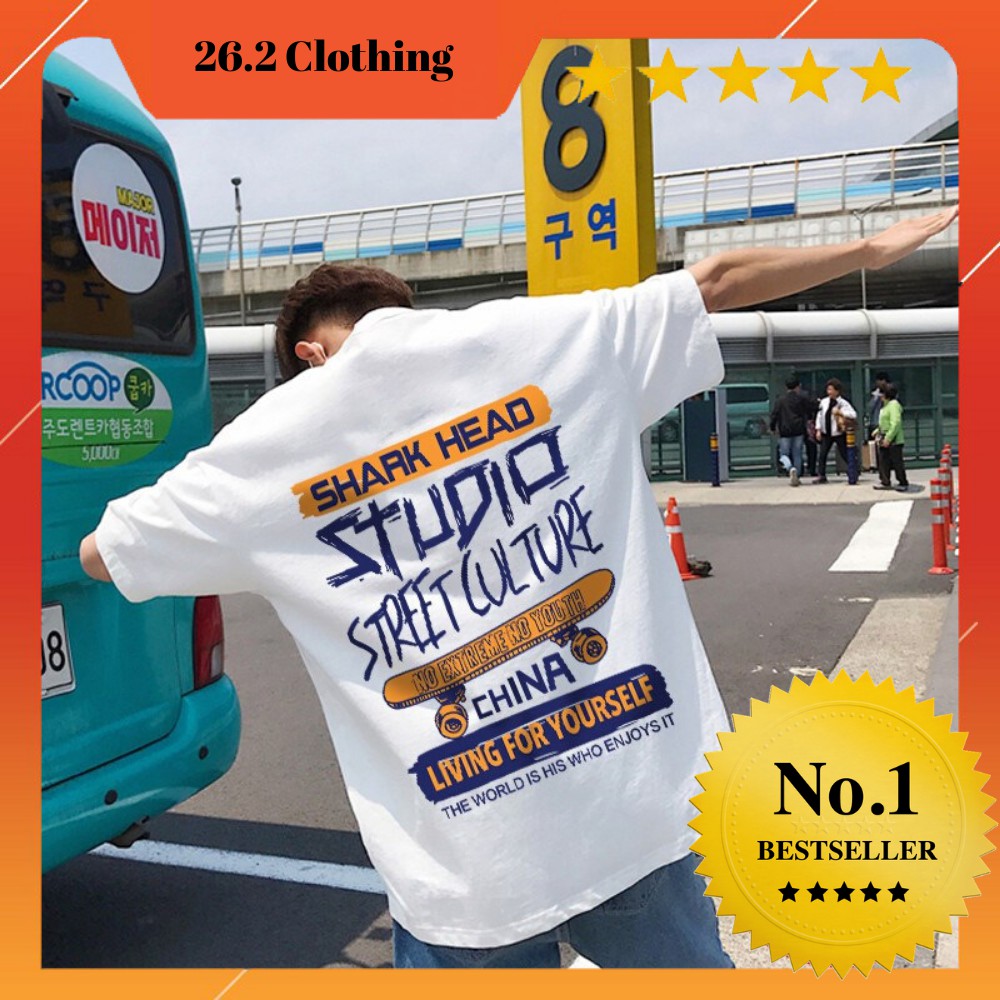 Áo Thun Nam Nữ Kiểu Dáng Hàn Quốc Chất Cotton Siêu Thoáng Mát Vào Mùa Hè A006