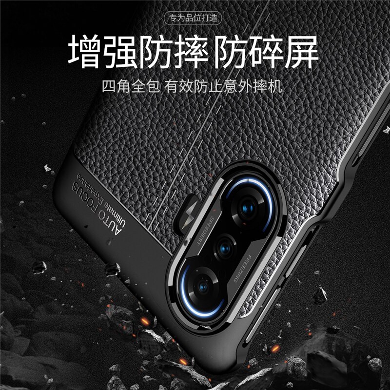 ốp điện thoại Da Tpu Mềm Chống Sốc Cho Xiaomi Redmi K40