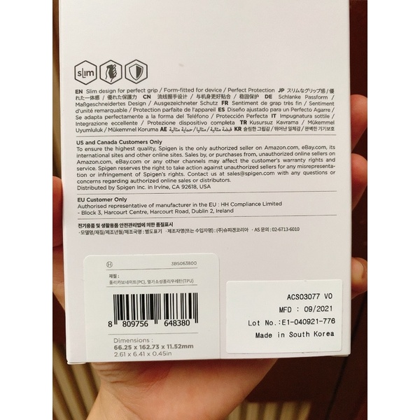 Chính hãng nguyên hộp- Ốp chống sốc Spigen cho Galaxy Z Fold3/ Z Fold 3 5G Tough Armor Slim design chính hãng