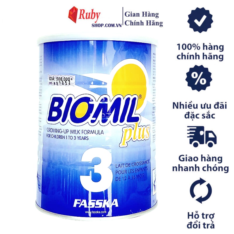 Sữa Bột Biomil Plus Số 3 Lon 400g và 800g