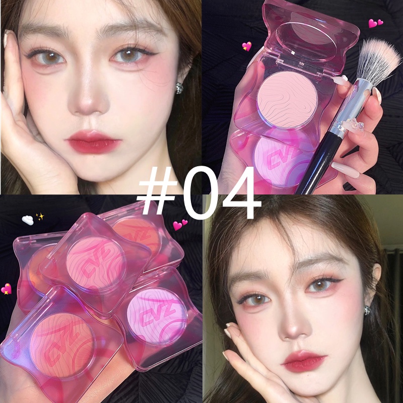 [Hàng mới về]Phấn Má CVZ Hồng Không Thấm Nước Màu Sắc Tự Nhiên