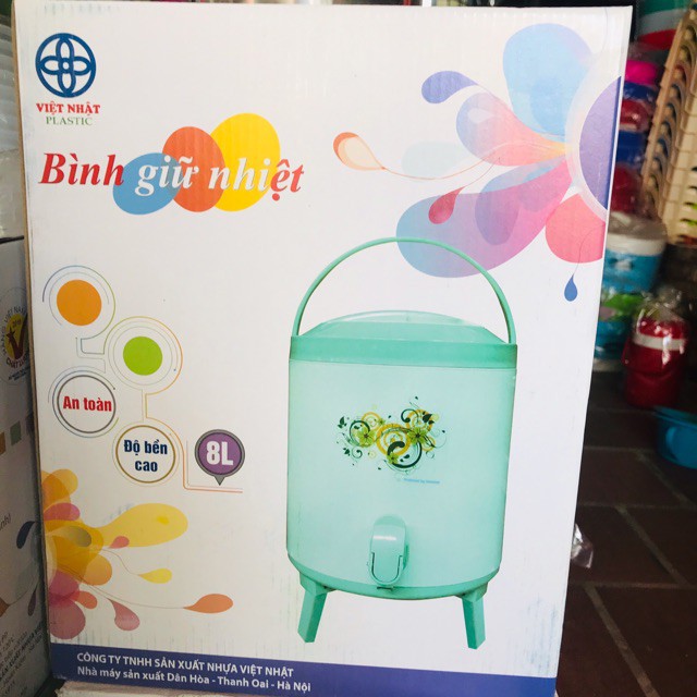 Bình giữ nhiệt có vòi rót và tay sách việt nhật