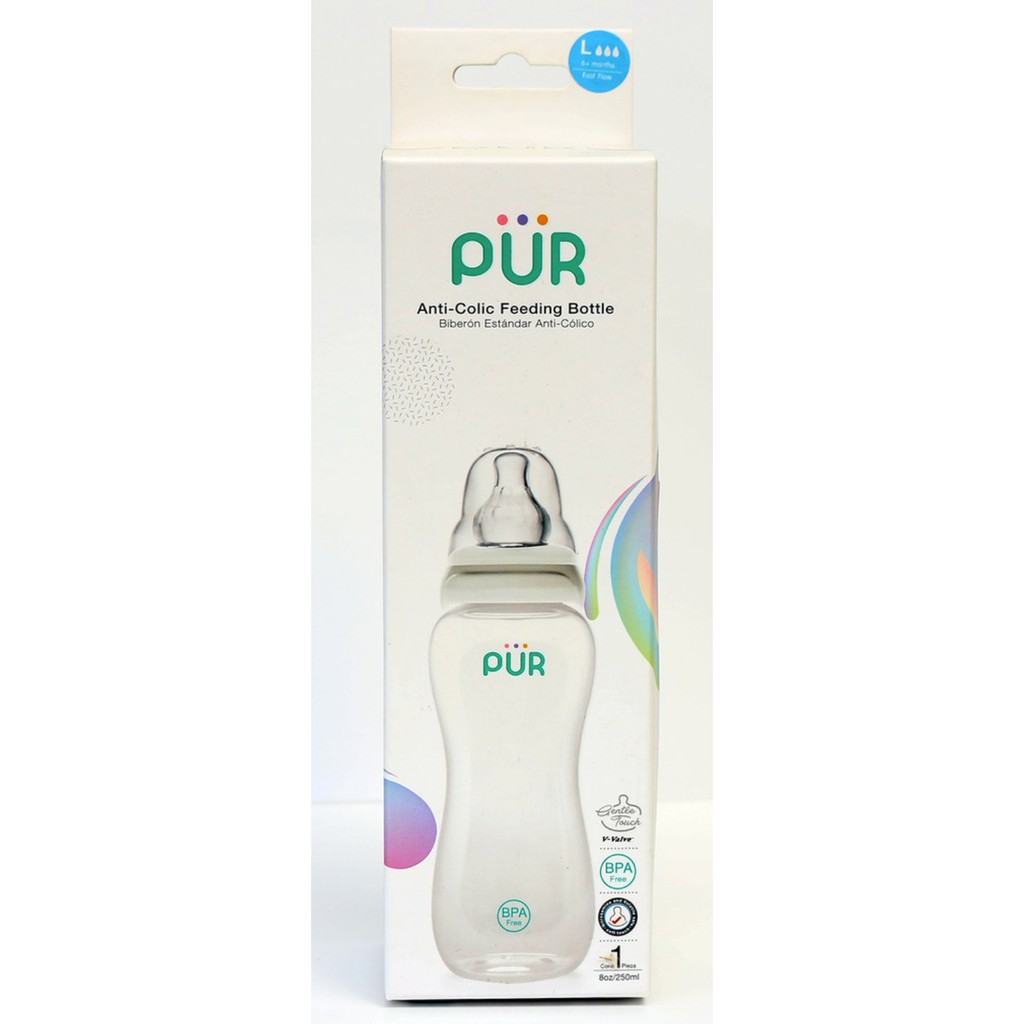 Bình sữa Pur cổ thường Comfort Feeder 250ml