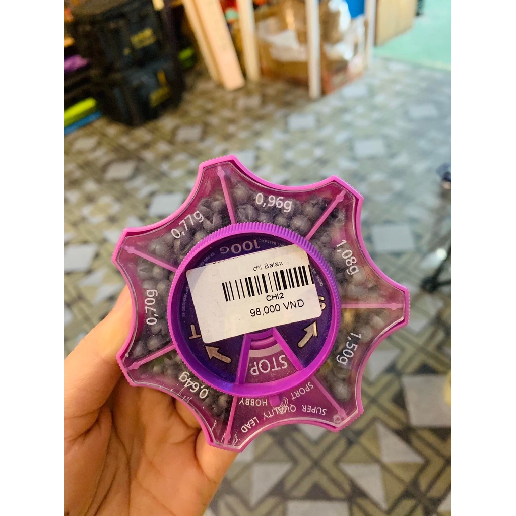 Hộp chì câu cá Balax câu iso