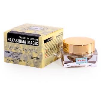 Kem dưỡng trắng da 5 tác dụng Nakashima Magic Collagen &amp; Pearl 20g