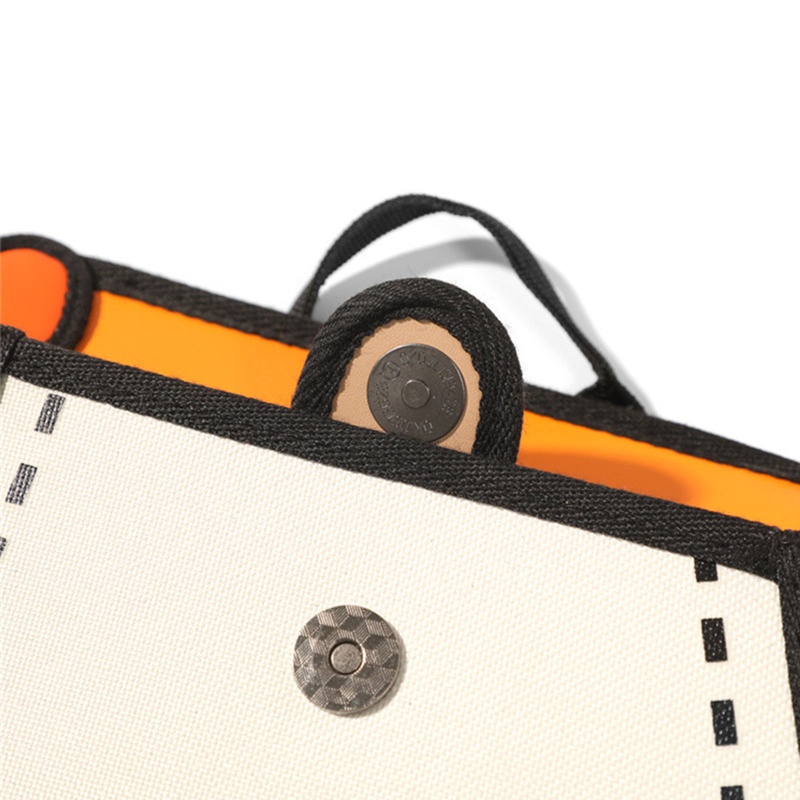 Túi Đeo Chéo Vai Bằng Vải Canvas Hai Chiều Họa Tiết Hoạt Hình Dành Cho Làm Việc