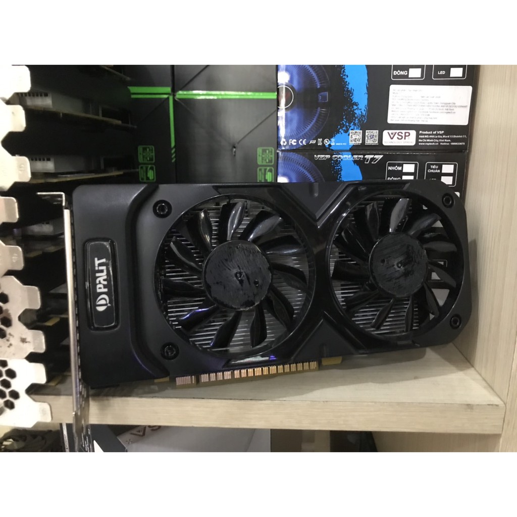 Vga Cao Cấp Palit GTX 1050Ti 4Gb 2Fan chiến game cực xịn xò