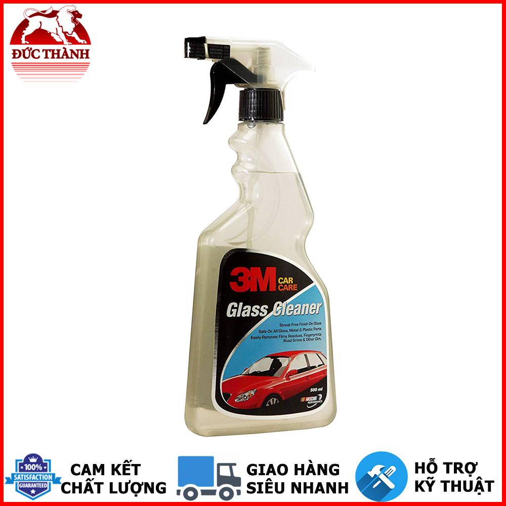 CHAI XỊT VỆ SINH KÍNH Ô TÔ, KÍNH XE ĐA DỤNG 3M GLASS CLEANER 500ML 305921