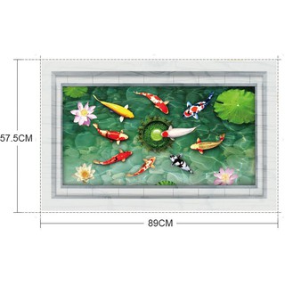 Decal Quần ngư hội tụ MJ8031B