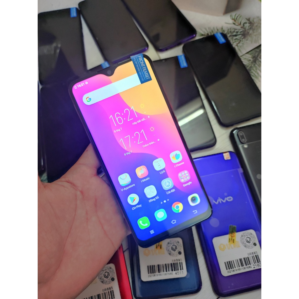 Điện thoại cảm ứng Vivo Y93 2 sim Bộ nhớ 128G ram 6G mới, Cài Full Zalo Tiktok Fb Tiktok chơi Game nặng chất