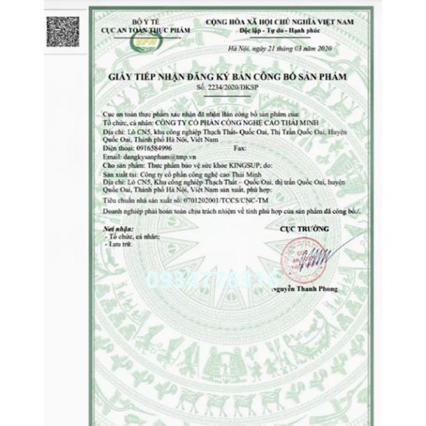 ✅ KingsUp – Giúp bổ thận tráng dương, tăng cường sinh lý, giảm rối loạn cương dương, tăng cường ham muốn