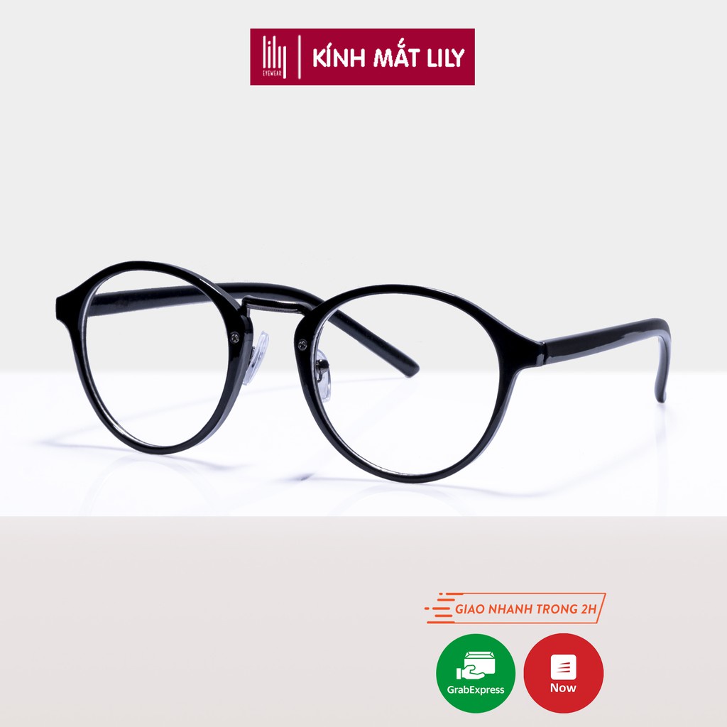 Gọng kính cận tròn nhựa thời trang nữ Lilyeyewear 066 nhiều màu