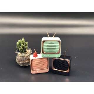 Loa bluetooth DW02 bluetooth 5.0,kiểu dáng retro tivi cổ
