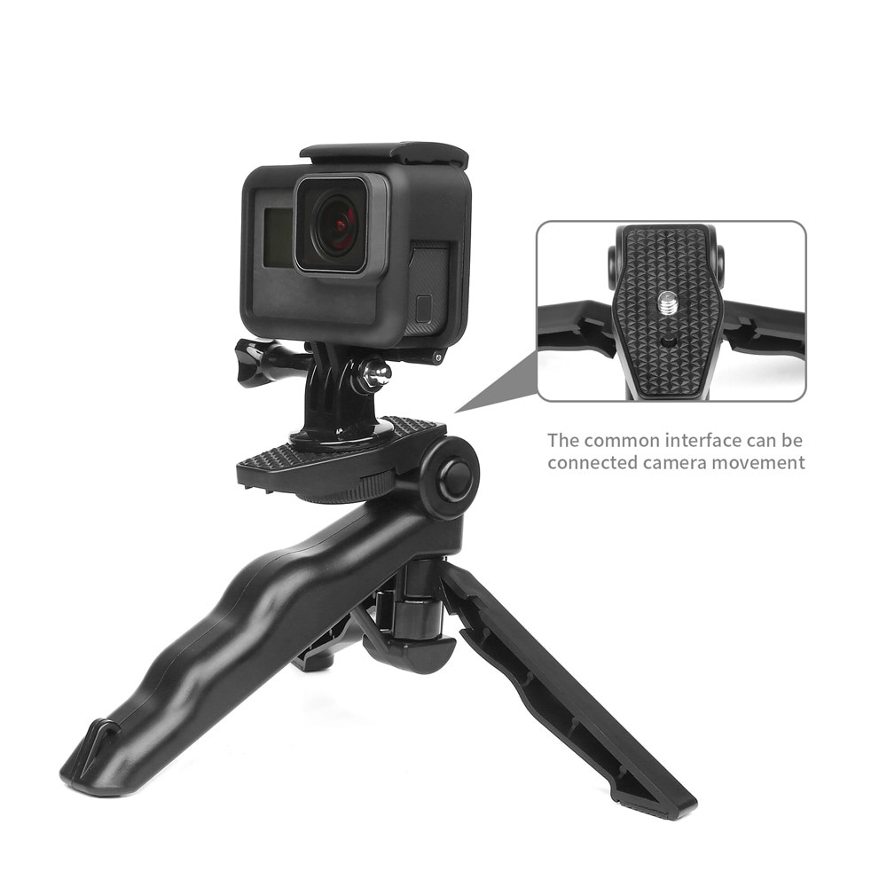 Lammcou Mini Portable Tripod Stand compatible with GoPro Hero 10 9 8 7 5 Black 4 Session Action Camera Accessory
