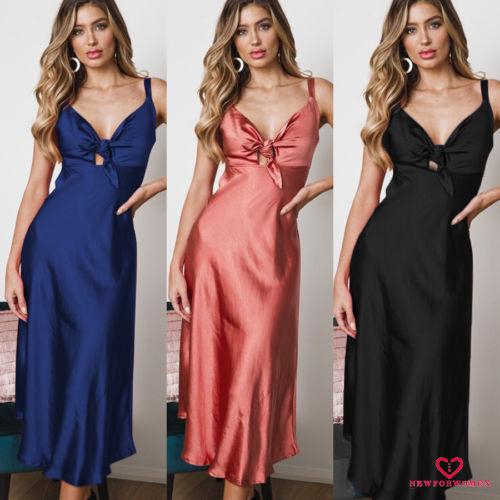 Đầm dài không tay kiểu dáng quyến rũ