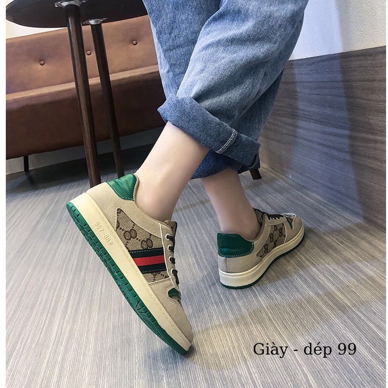 Giày nữ hot , giày thể thao nữ GUCCI 3 vạch siêu đẹp, mẫu siêu xinh hot trend năm 2021 | BigBuy360 - bigbuy360.vn