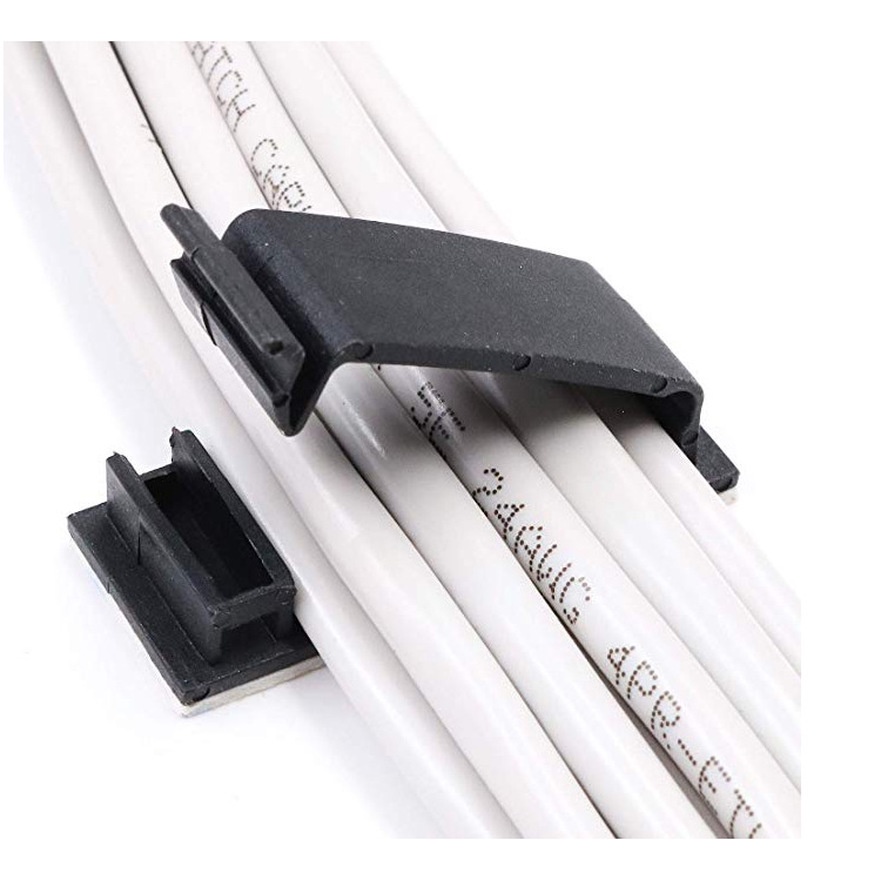 Giá đỡ dây cáp tai nghe bằng nhựa mini tiện dụng