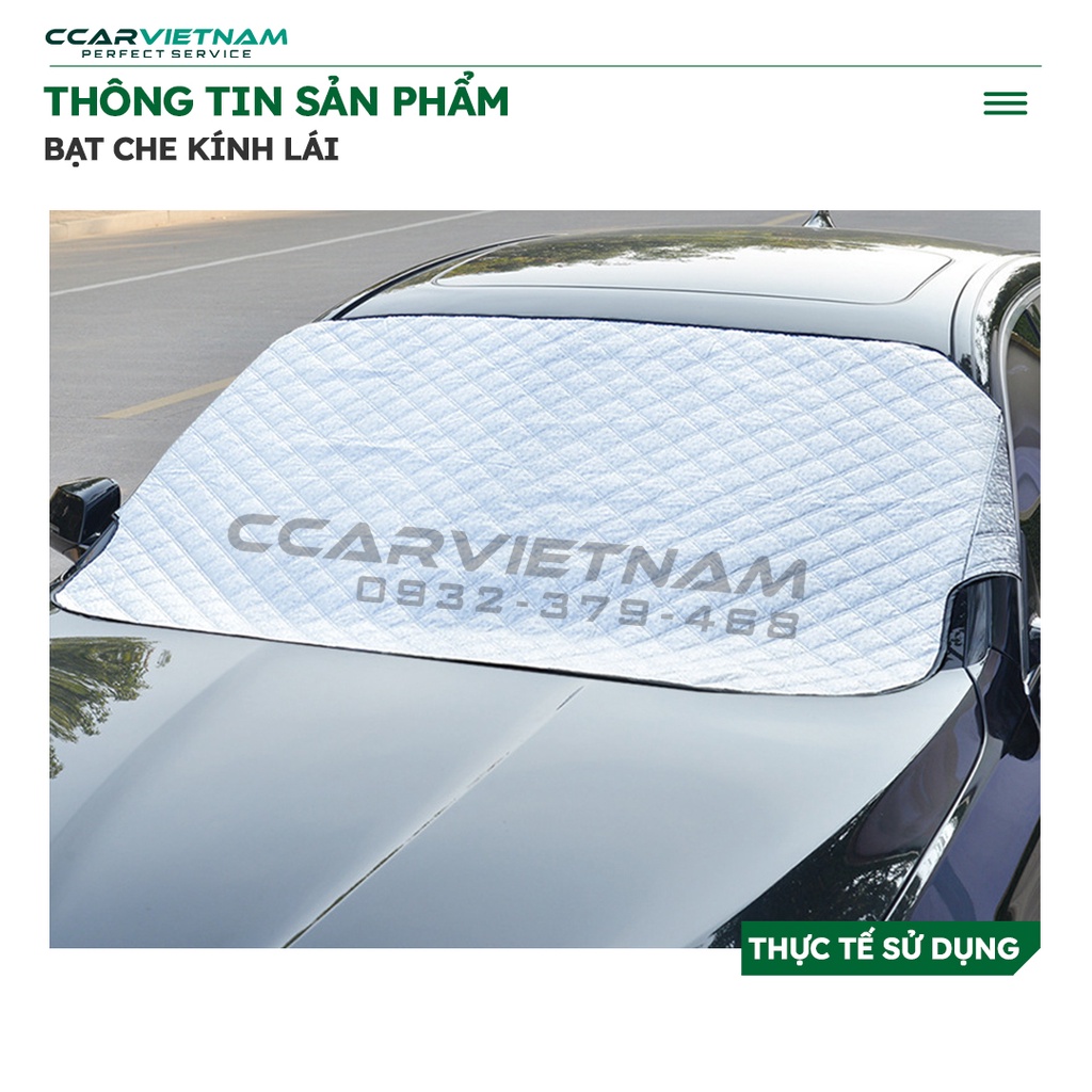 Bạt Che Nắng Kính Lái Ô Tô 3 Lớp Loại 1 Cao Cấp - Chống Nóng Bảo Vệ Nội Thất Xe - Ccar Vietnam