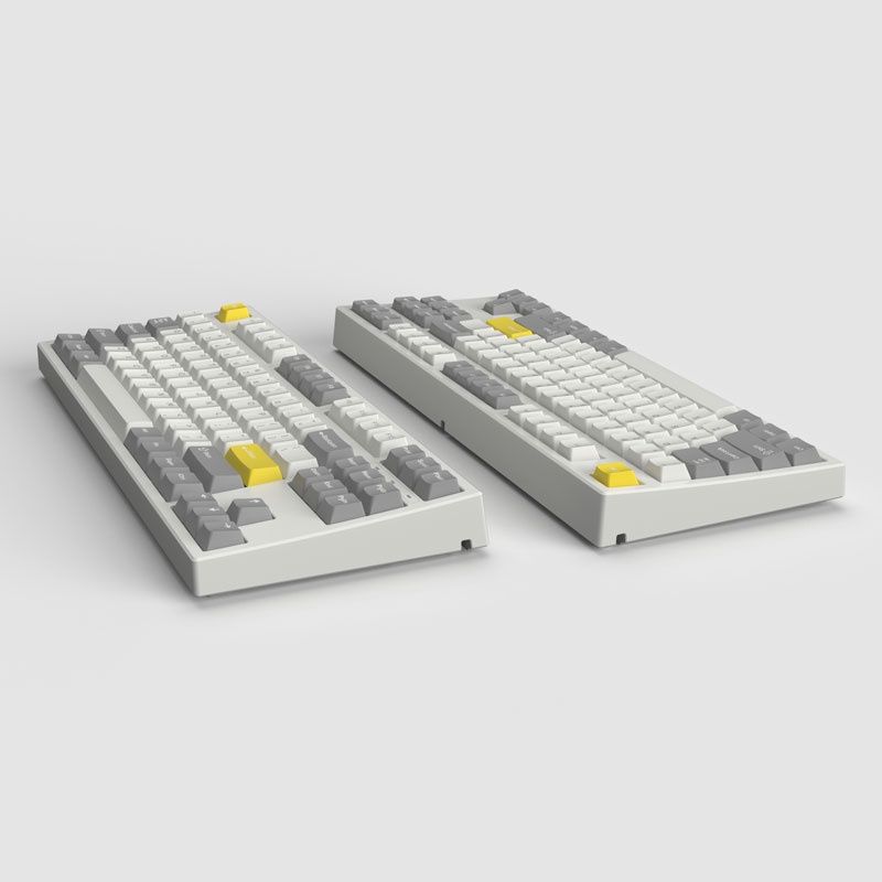 Bàn phím cơ FL-Esports GP87CP White & Grey  - Hàng chính hãng