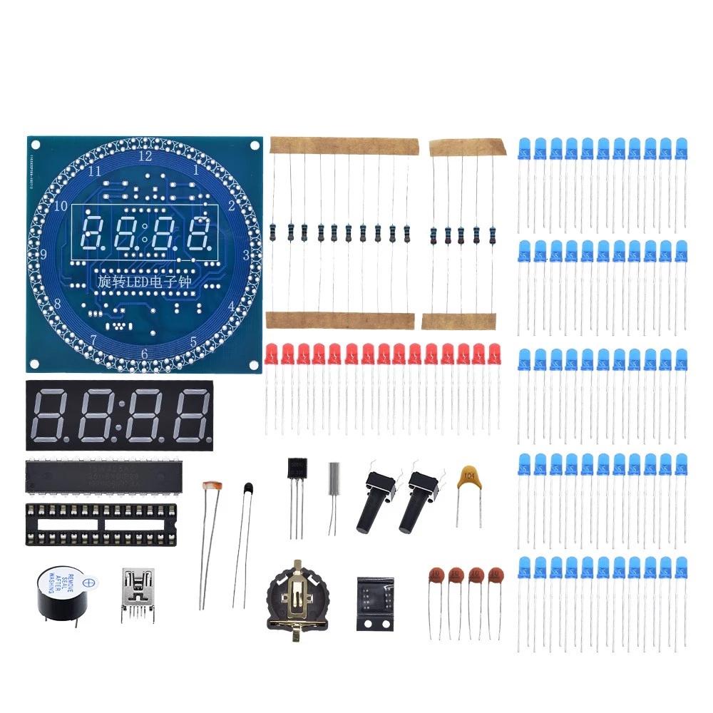 Mô Đun Đèn LED DIY DS1302 C8051 MCU STC15W408AS Chất Lượng Cao
