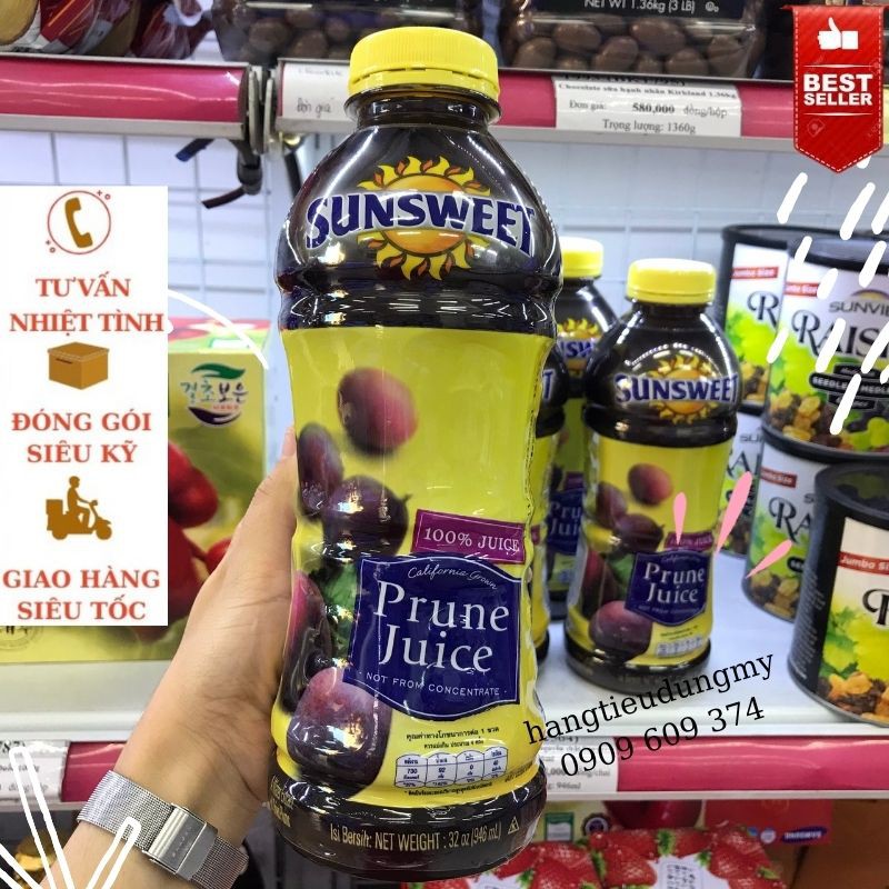 Nước Ép Mận 100% Nguyên Chất Sunsweet Prune Juice