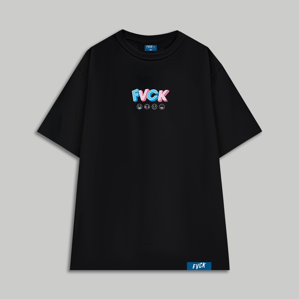 Áo thun FVCK SAD COLOR TEE - BLACK - FK107