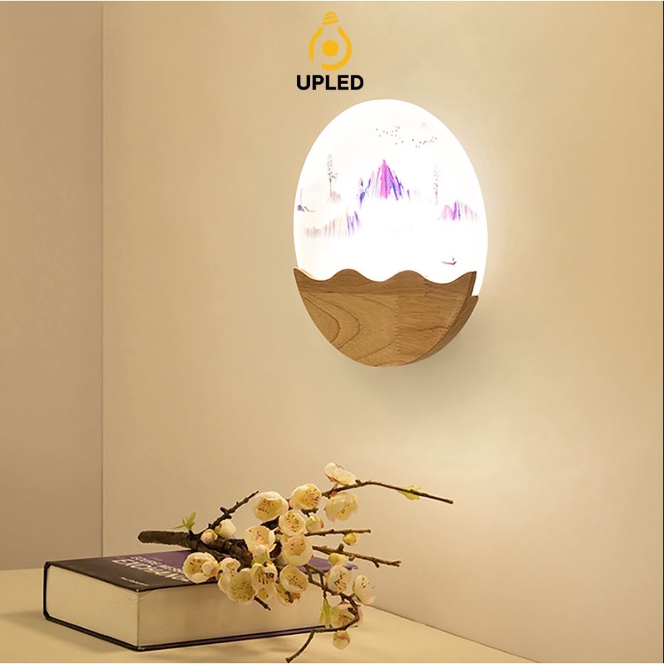 Đèn tường MONSKY Led trang trí cao cấp (Hoa lan tím)