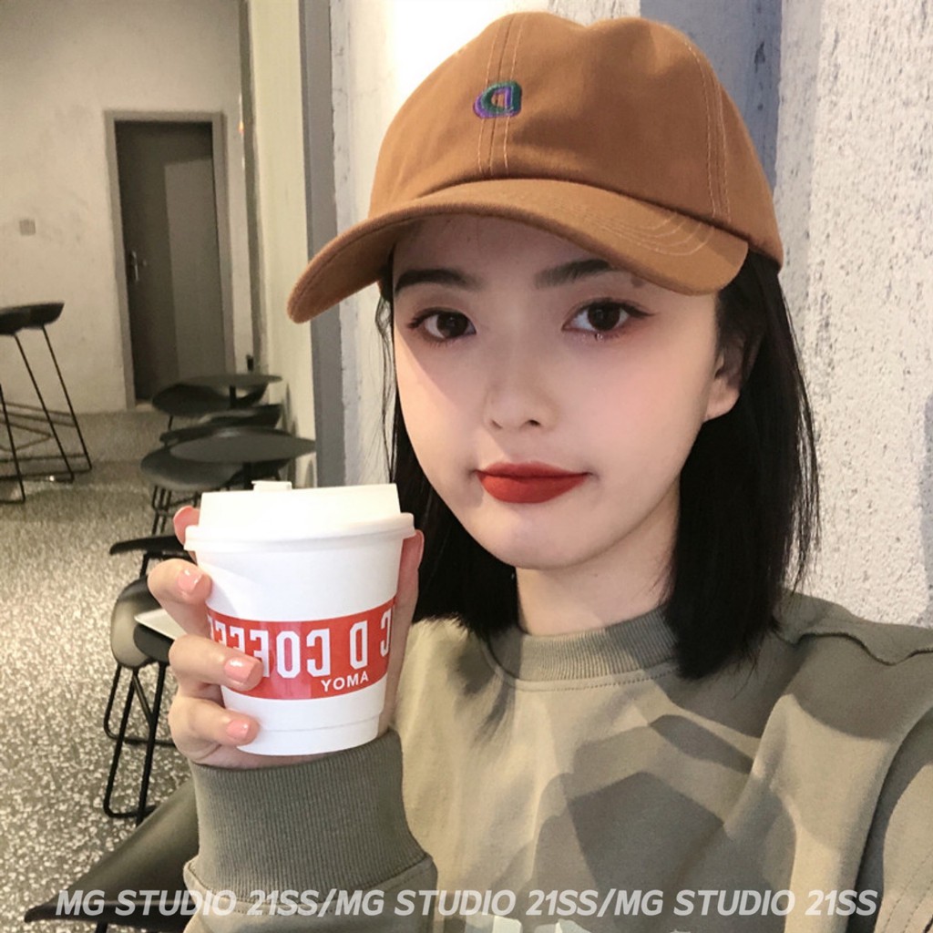 Mũ Lưỡi Trai MG STUDIO Thêu Họa Tiết Chữ &quot;D&quot; Cá Tính