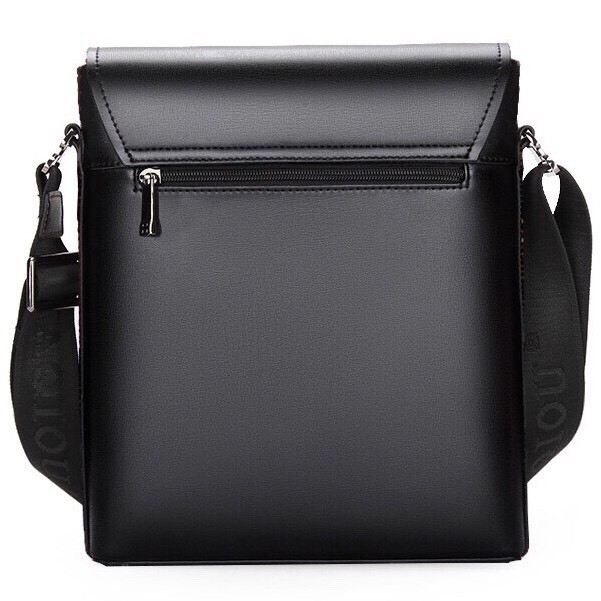 Túi đeo chéo nam da bò cao cấp KAQIOU - KT:C27xR24xS5 cm (Màu: Nâu - Đen) | BigBuy360 - bigbuy360.vn