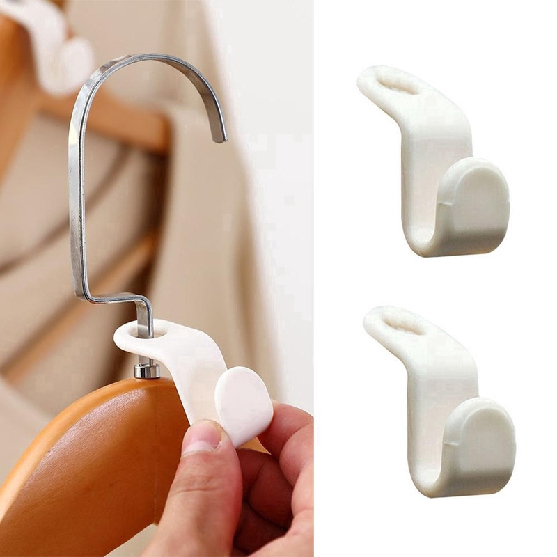 6 Pcs Creative DIY Mini Non Slip Clothes Hanger Space Saving/ Closet Organizer Storage Rack Hook/ Practical Multifunction Home Living Storage
