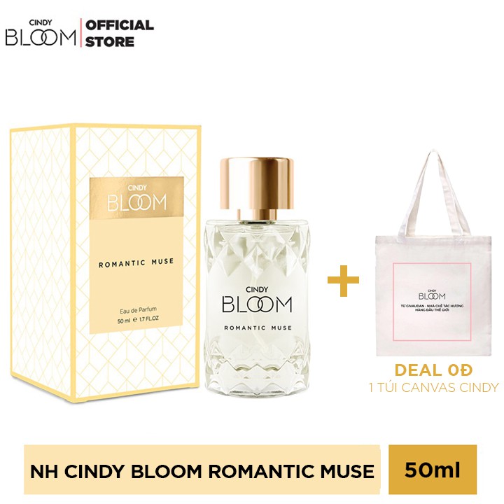 [Mã FMCGMALL giảm 8% đơn 250K] Nước hoa Cindy Bloom Romatic Muse 50ml chính hãng