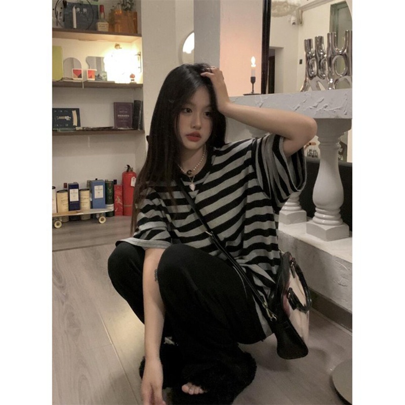 NRVP Áo Thun NgắN Tay DáNg Ôm ThờI Trang Cho Nữ