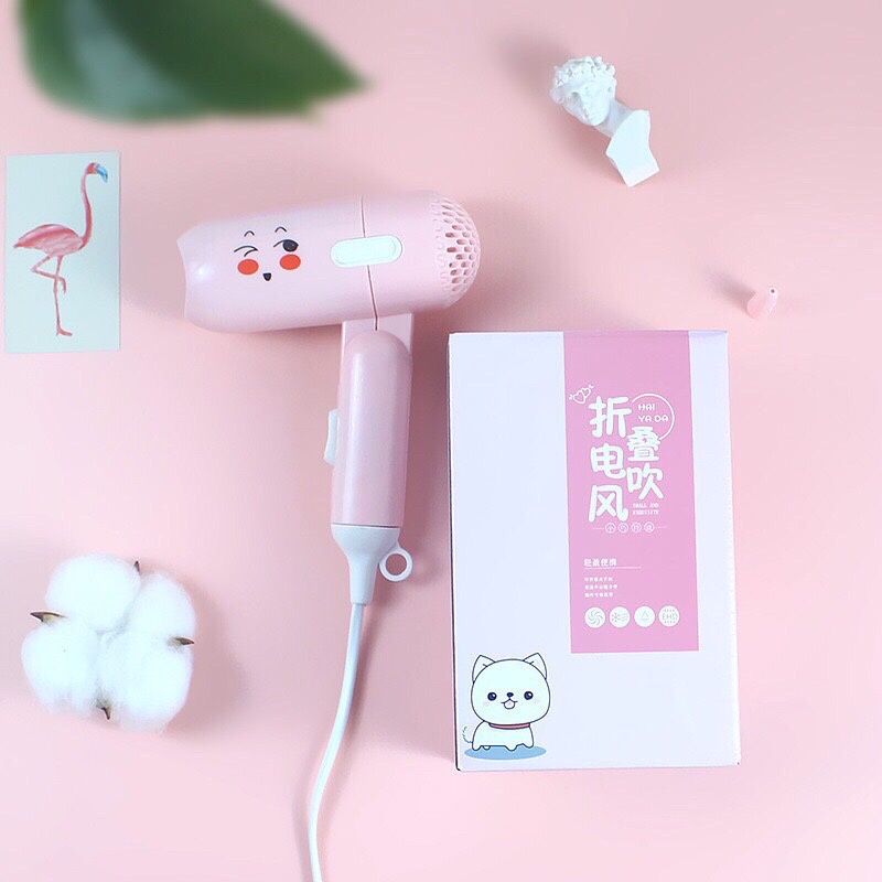 Máy sấy tóc mini in hình siêu dễ thương