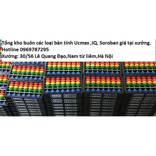 Bàn tính 7 cột UCmas trong chương trình toán học thông minh