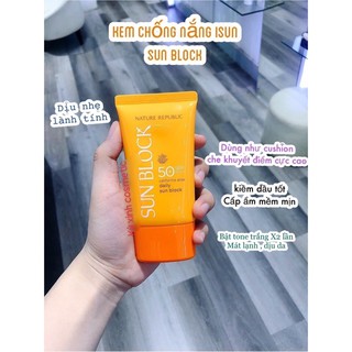 KEM CHỐNG NẮNG NATURE REPUBLIC SUN BLOCK SPF50+ PA++++
