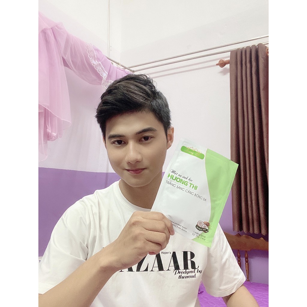 Mặt nạ phôi dừa Hương Thi Dr. Ánh Chính hãng, trắng sáng căng bóng da - 01 miếng