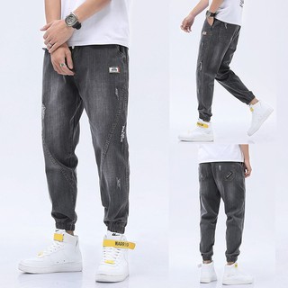 [macmun]-Quần jean jogger mẫu quần bò mới nhất mùa hè 2020 vải dãn lạnh hàng cao cấp