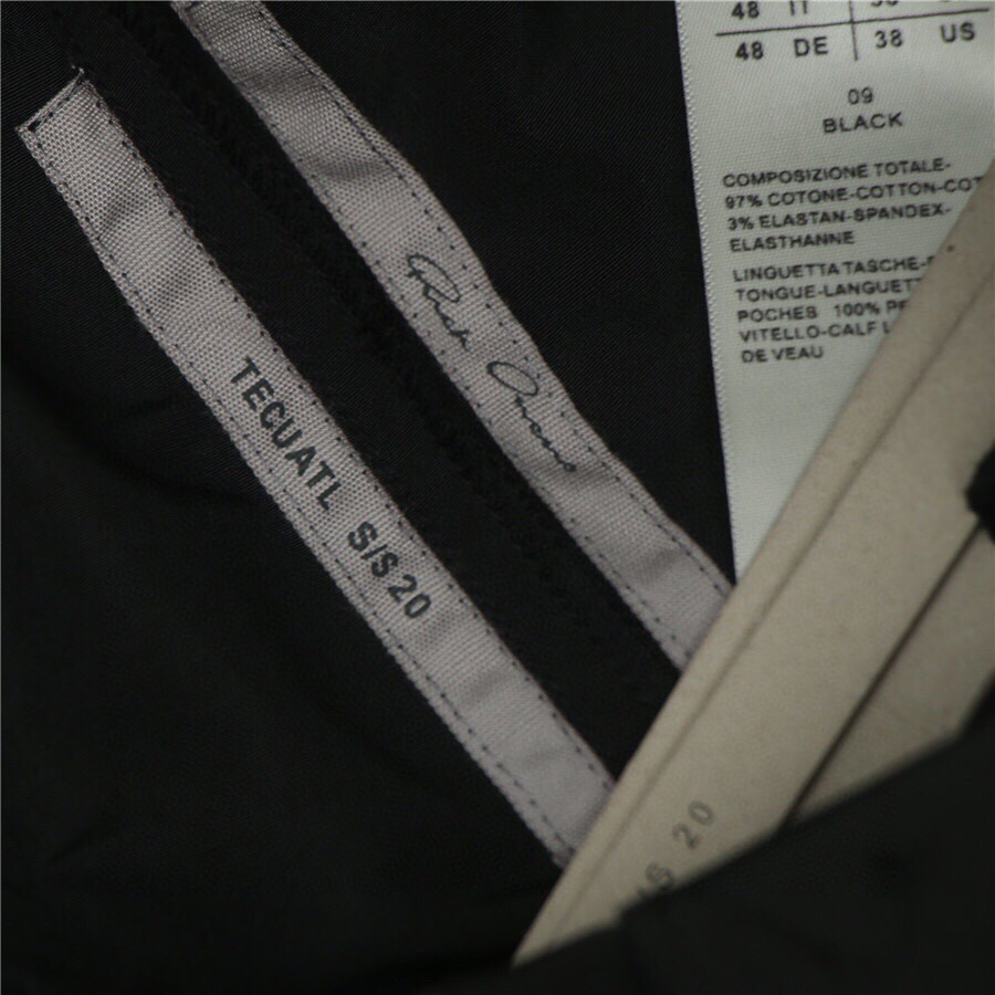 Quần short Rick Owens cargo knee-length shorts fw20