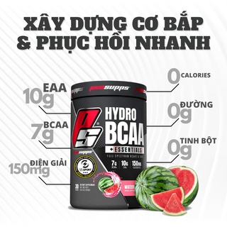 Hydro Bcaa 30 lần dùng, phục hồi cơ bắp nhanh