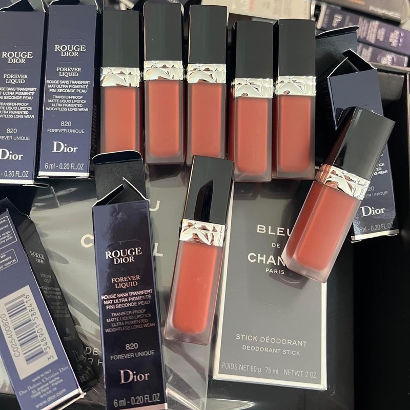 SON KEM DIOR ROUGE FOREVER LIQUID 720 Forever Icone / 820 Forever Unique Nâu trầm