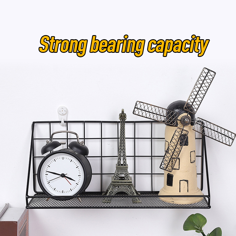 Kệ Sắt Treo Tường Đựng Đồ Dùng Cho Phòng Ngủ / Nhà Bếp