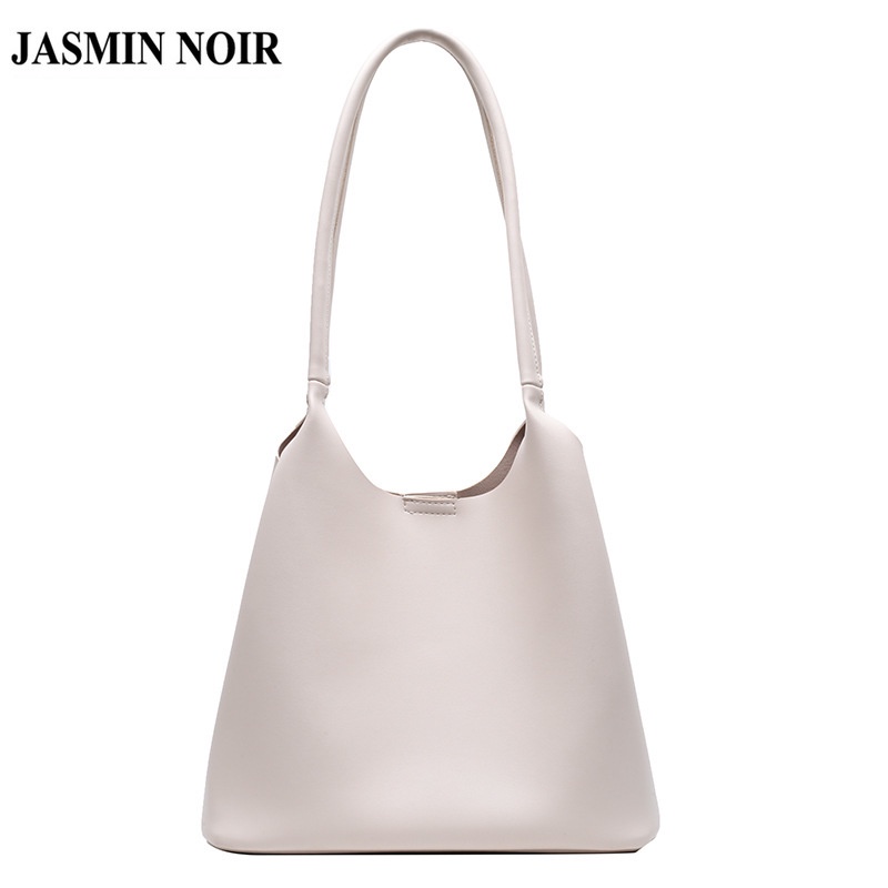 Túi Xách JASMIN NOIR Bằng Da Pu Thiết Kế Đơn Giản Phong Cách Retro Độc Đáo Cho Nữ