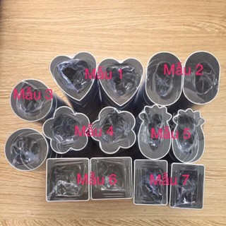 Khuôn Cutter cookies nhôm làm bánh quy (HLCFCUTERNHOM)